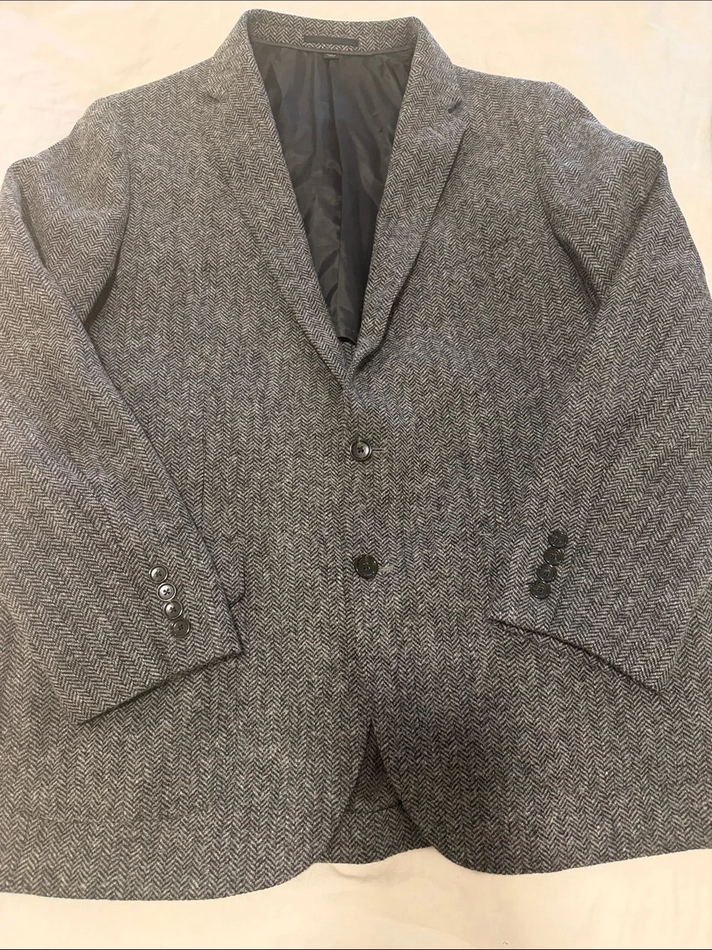 J. Crew Gray Herringbone Sport Coat